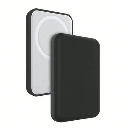 1Pcs Black TPU Charging Case Protector, Compatible With Apple's Original MagSafe Wireless Power Bank