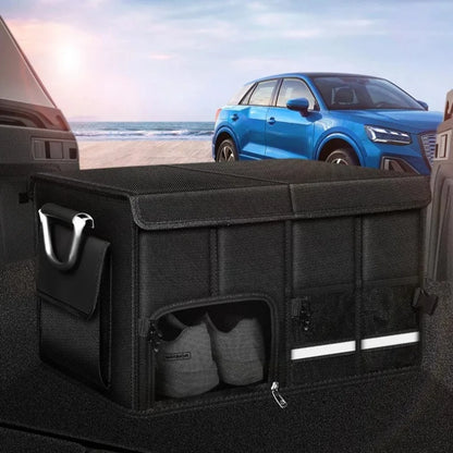 Foldable Waterproof Oxford Cloth Trunk Storage Box Large Capacity Car Organizer Portable for Camping Fishing Travel Accessories