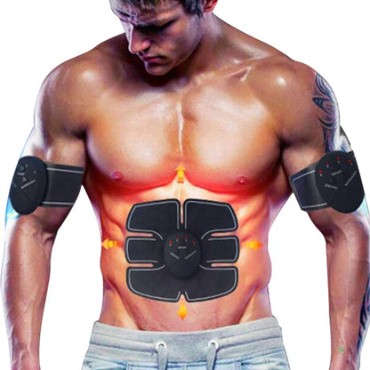 EMS Muscle Stimulator Abdominal Muscle Massager Hip Training Fitness Fat Burning Buttocks Arm Abdomen Trainer Apparatus Slimming