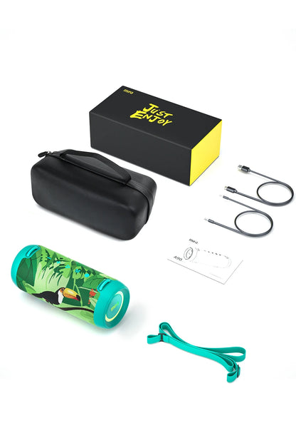 Mifa A90 Green Bluetooth Speaker 60W Output Power Bluetooth Speaker with Class D Amplifier Excellent Bass Performance