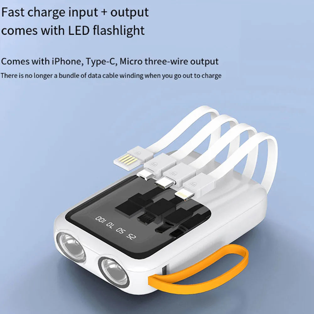 DIY 3*18650 Power Bank Fast Charging Powerbank Portable Battery Charger PowerBank For iPhone Xiaomi 4IN1 Mini Battery Storage Bo