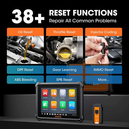 OTOFIX D1Lite Bluetooth Car Diagnostic Tool OBD2 Scanner Bi-Directional Automotive Scan Tool 2 Years Free Update Active Test