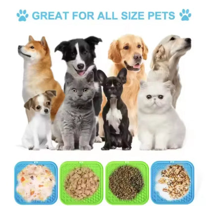 Silicone Lick Mat Slow Feeder for Dogs