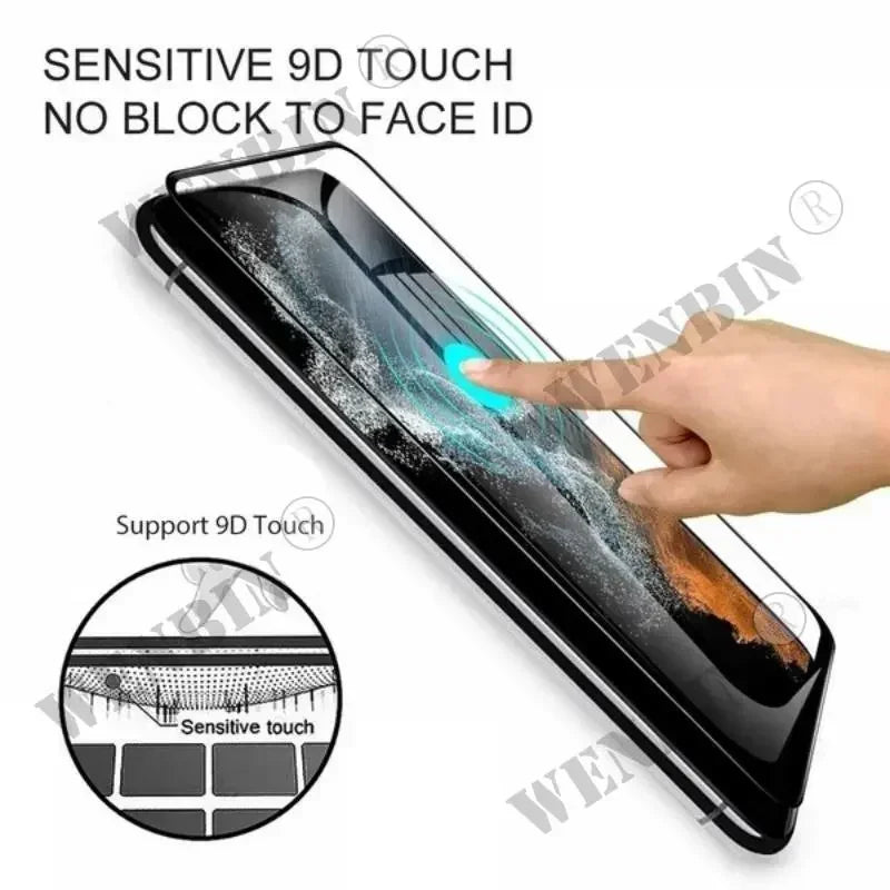 3 Pcs Tempered Glass For Samsung S26 S25 S24 S23 S22 Ultra Plus A57 A56 A37 A36 A17 A16 Screen Protector Full Protective Glass