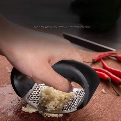 Stainless Steel Manual Garlic Press & Mincer – Kitchen Tool