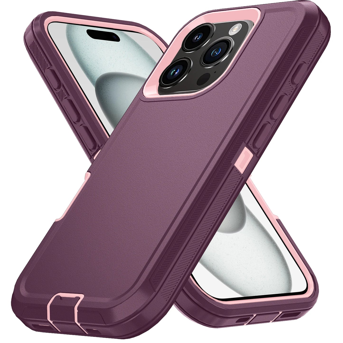Armor Shockproof iPhone Case – Hard PC + TPU Back Cover