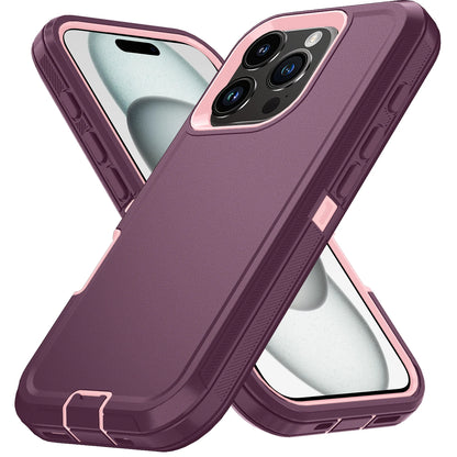 Armor Shockproof iPhone Case – Hard PC + TPU Back Cover