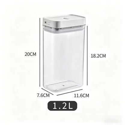 Transparent Plastic Grain Seal Tank Spaghetti Storage Container Moisture-Proof Snack Jar Kitchen Food Tank Pasta Storage Box