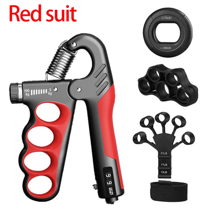 Adjustable Hand Grip Strengthener with Mechanical Counter