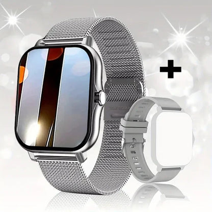 1.83'' Sport Smart Watch Fitness Clock Health Monitor Waterproof Smartwatch Wireless Call Watches for Men Women IOS Android 2025
