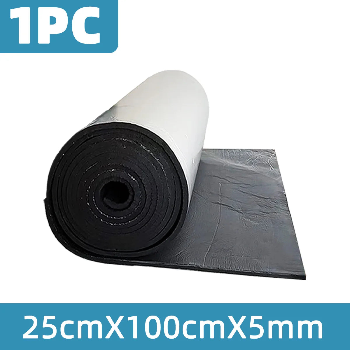 Lanke High Density Foam Soundproofing Pad For Automobiles Aluminum Foil Insulation Double-Layer Waterproof Soundproofing With