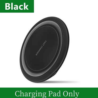 Fast Wireless Charger Pad Fast Wireless Charging Station For Samsung Galaxy S25 S24 S23 S22 Xiaomi iPhone 16 15 14 13 12 Pro Max