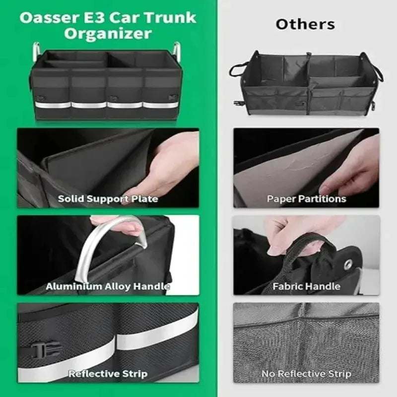 Big Capacity Car Storage Box Car Trunk Organizer Eco-Friendly Super Durable Collapsible Cargo Storage Tool Auto Trucks Trunk Box