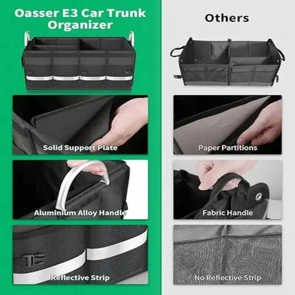 Big Capacity Car Storage Box Car Trunk Organizer Eco-Friendly Super Durable Collapsible Cargo Storage Tool Auto Trucks Trunk Box