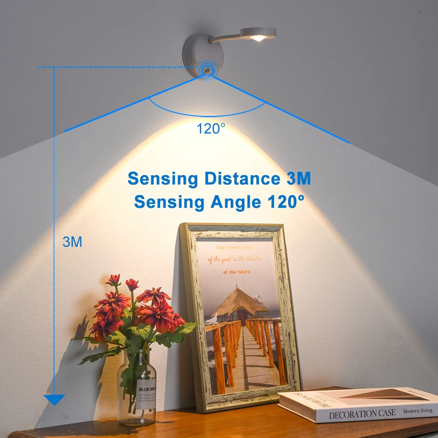 Wireless Motion Sensor Night Light with USB Charging