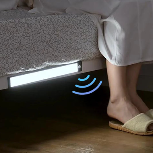 LED Motion Sensor Under-Cabinet Light — USB Rechargeable