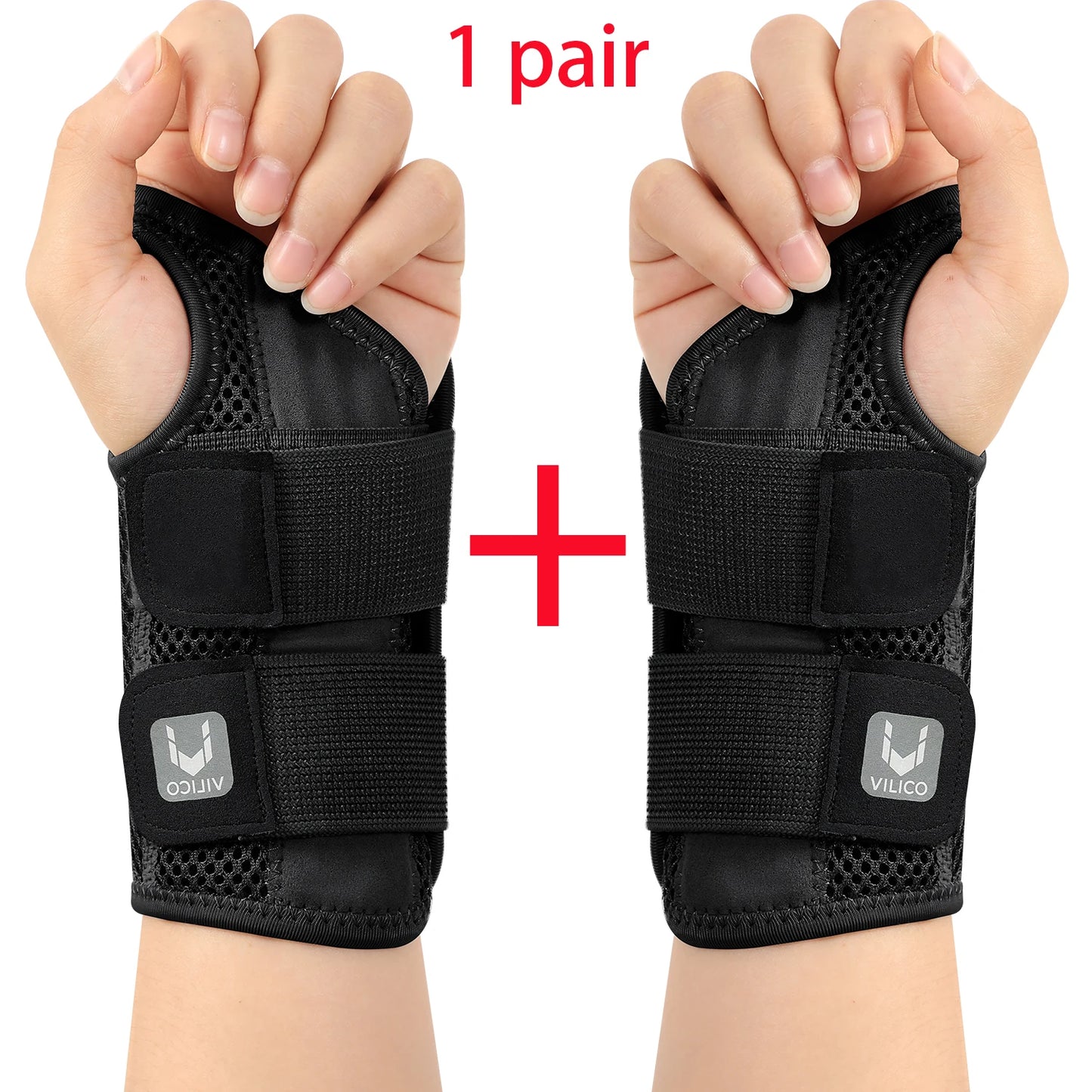 Finger Joint Pain Tendon Sheath Adjustable Dual Strap Wrist Guard with Thin Design Thumb Strain Protection Strap Wrist Guard