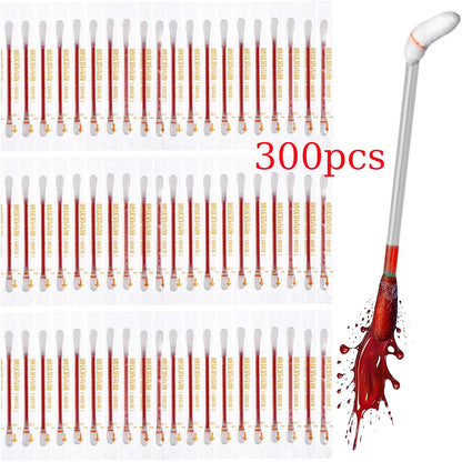 300Pcs Disposable Iodine Swab Emergency Stick Individually Packaged for Travel Outdoor Bruise Care Iodine Swab Iodine Swab