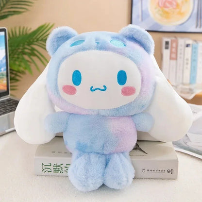 =New Kawaii 25cm Sanrio Plush Toy Jade Dog Kuromi Dressing Doll Doll Plush Toy Stuffed Animal Patung Dolls Birthday Gift