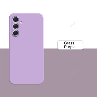 Original Solid Color Back Cover for Samsung Galaxy A54 A34 A24 A14 A04 A04S A73 A53 A33 A23 A13 4G 5G Liquid Silicone Phone Case