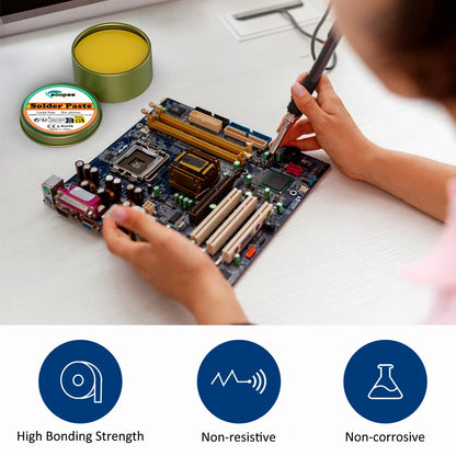 Solder Paste Rosin Flux 10g/30g/100g Lead-free Welding Flux Iron Repair Welding Paste Soldering Tin Soldering Oil Soldering Flux