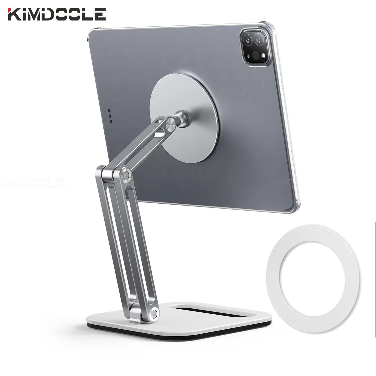 Kimdoole Metal Magnetic Tablet Holder for Table Desk Stand Suport for Ipad Pro Samsung Huawei Apple Tablet Accessories