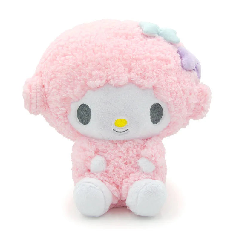 Genuine Sanrio Piano Plush Toy Hello Kitty My Melody Kuromi Cinnamoroll Cartoon Student Backpack Pendant Decoration Girl Gift