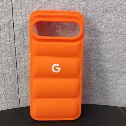 For Google Pixel 10 Pro 9a 9Pro 8 8Pro 7 7a 6 6a 6Pro 5 4 3 5A 4A 3A XL Soft Case Solid Color Liquid Silicone Down Jacket Case