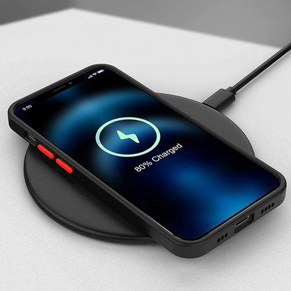 Luxury for Magsafe Wireless Charge Case For Samsung Galaxy S20 S21 S22 S23 FE S24 S25 Plus S25 Ultra Shockproof Matte Clear Case