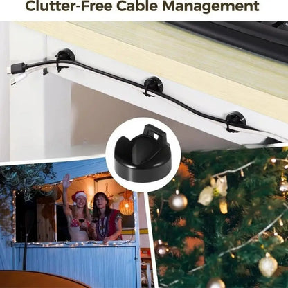 12/15/20/28Pcs Car Wiring Strip Magnetic Zip Tie Cable Organizer Strong Plastic Magnetic Cable Holder For Cable Management
