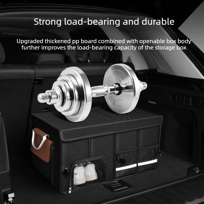 Foldable Waterproof Oxford Cloth Trunk Storage Box Large Capacity Car Organizer Portable for Camping Fishing Travel Accessories