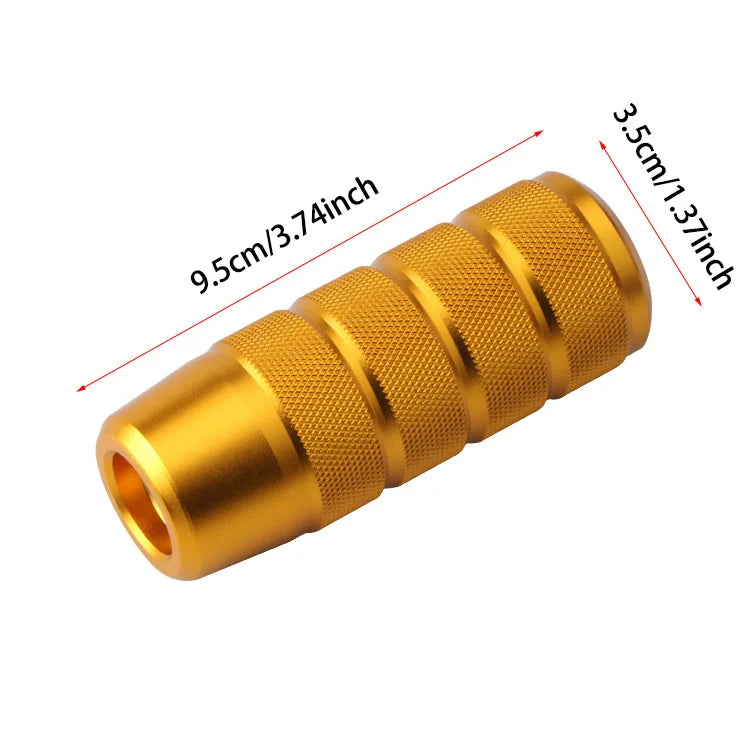 Car Accessories Universal Aluminum Gear Shift Knob Stick Manual Shift Knob Shifter With Adapters Gear Shift Knob Fits Most Car