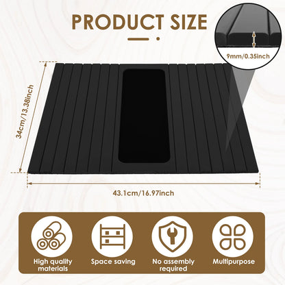 Wood Sofa Arm Tray Sofa Tray in Folding Design Sturdy and Robust Sofa Tray Convenient Sofa Tray for Storage Sofa Tray Home