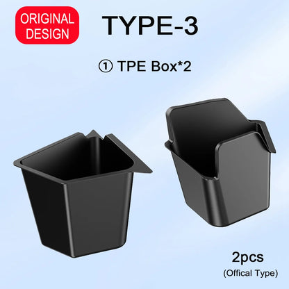 1:1 Official Design Trunk Storage Bins For Tesla Model Y Juniper 2025 Trunk Organizer Trunk Side Storage Box Travel Accessories