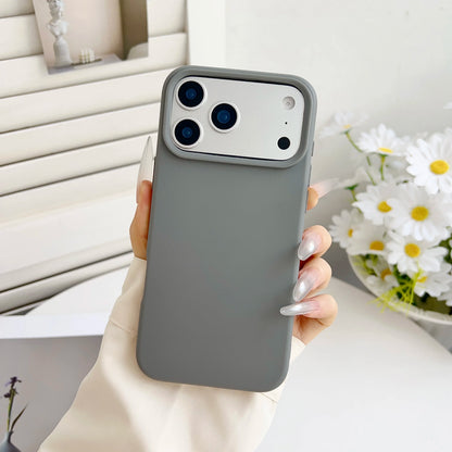 Orange Matte Silicone Case For iPhone 17 Pro Max Air 16E 16 E 15 Plus 14 13 12 17Pro iPhone17 Shockproof Phone Cover Accessories