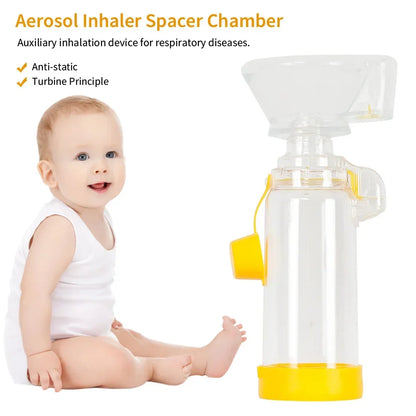 Professional Adult/Pediatric/Baby Asthma Spacer Inhaler Spacer Device Silicone Aerosol Cabin Surgical Supplies Health Care Tools