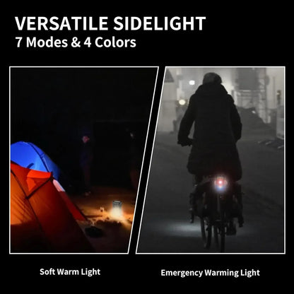 MINI USB Rechargeable LED Flashlight Portable Tail Magnet Work Light Super Bright Camping Lantern Side COB Emergency Torch Light