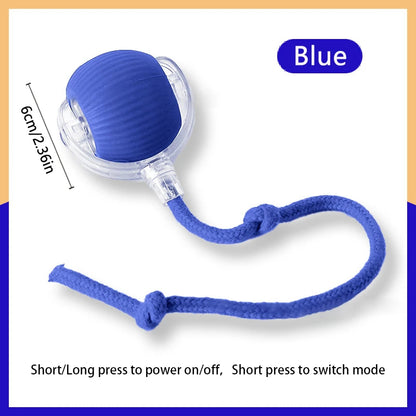 Smart Cat Toys Ball Automatic Interactive Pets Electric Rolling Teaser USB Rechargeable Kitty Moving Bouncing ball Birthday gift