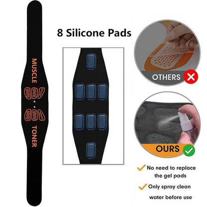 Smart Abdominal Toning Belt Muscle Toner Abs Trainer For Arm Leg Training Home Gym Fitness Massager