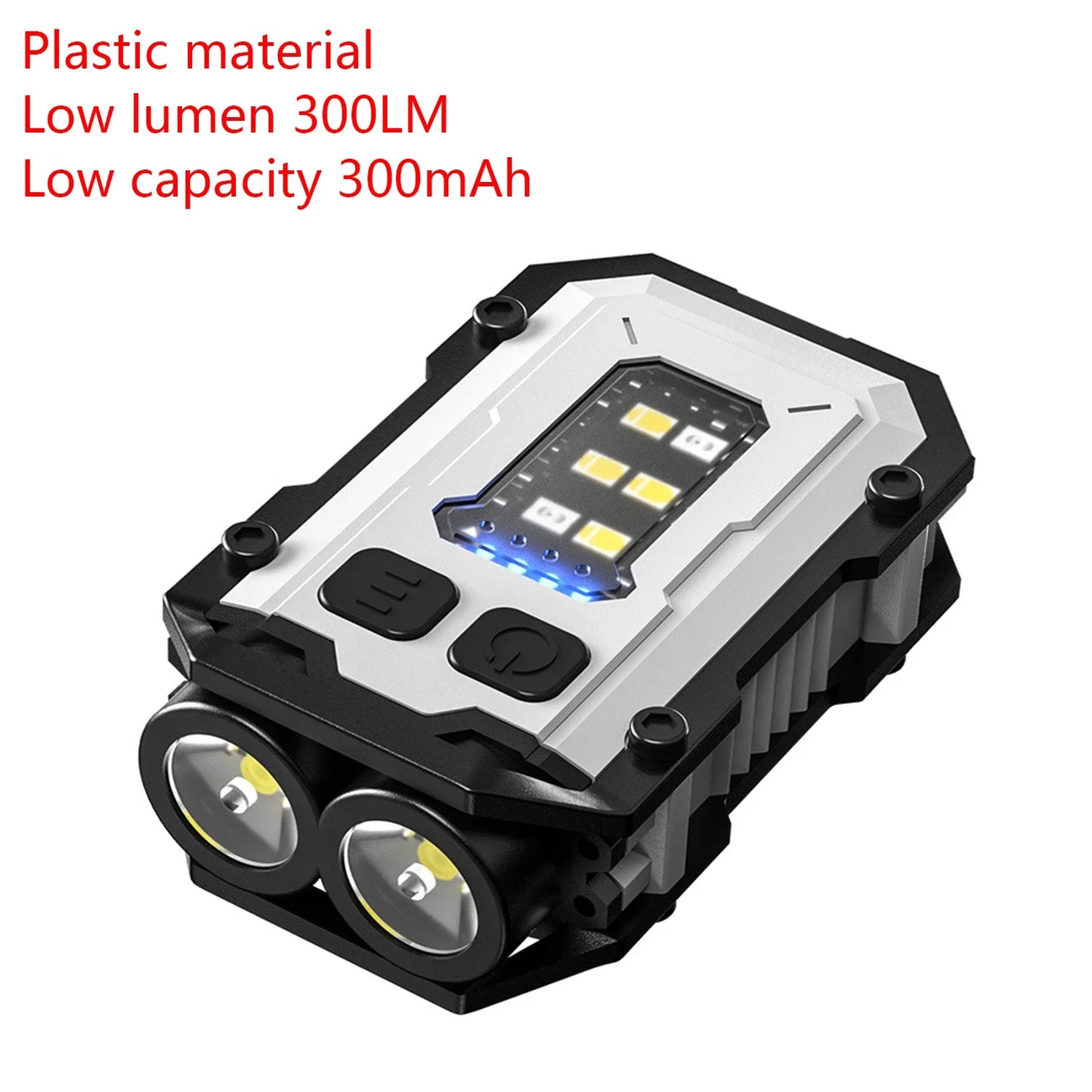 MINI USB Rechargeable LED Flashlight Portable Tail Magnet Flashlight Super Bright Camping Lantern Side COB Emergency Light