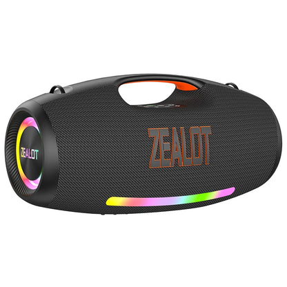 ZEALOT-S89 250W Waterproof Portable Loud Bluetooth Speaker, Wireless Outdoor Boombox SubwooferTriple Passive Radiators-Deep Bass