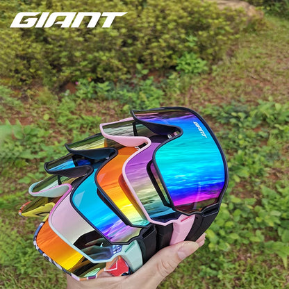 GIANT Cycling Glasses UV400 Anti Fog REVO Lenses HD Clarity MTB/Road Bike sunglasses  men and women