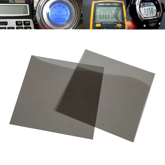 18cm LCD Polarising Film Electronic Instrument Display Film Electric Car Wristwatch Screen Image Polarising Film