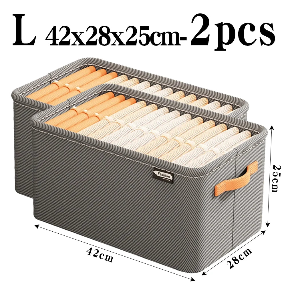 Non-Woven Clothes Storage Organizer – Foldable Wardrobe Drawer Bag