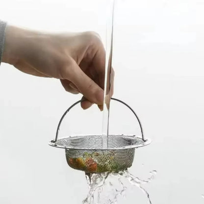 1Pc Stainless Steel Kitchen Sink Filter, Garbage Food Residue/Hair Catcher, Keep Your Bathtub