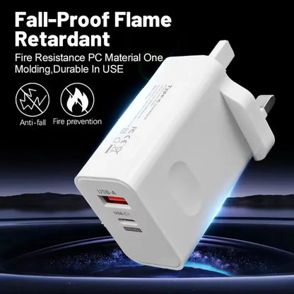 120W Fast Charger USB Type C PD Cable Fast Charging Quick Charge Adapter For iPhone 17 16 15 Pro Xiaomi Samsung Oneplus Huawei