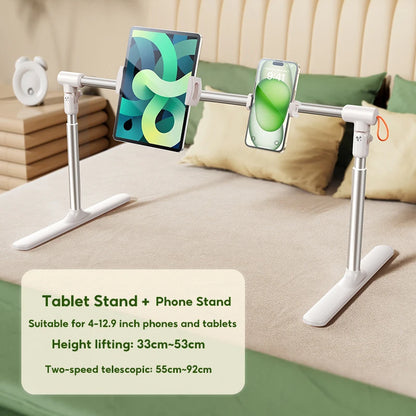 Tablet Stand Bed Phone Holder Bedside Lazy Bracket Lying Down Watching Drama Desktop Liftable Telescopic Folding Support