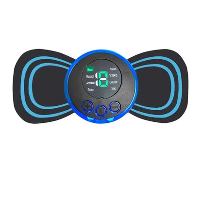 Muscle Electric Massager 2/3/4 Pcs EMS Neck Massage Machine 8 Modes 19 Levels of Strength Vibrater Instrument Treatment