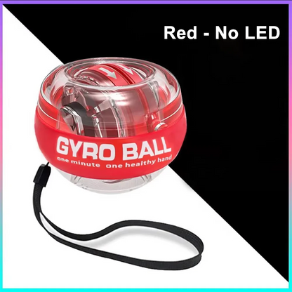 LED Gyroscopic Power Trainer Ball Autostart Range Gyro Power Wrist Ball Arm Hand Muscle Force Trainer Fitness Equipment