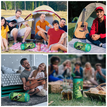Mifa A90 Green Bluetooth Speaker 60W Output Power Bluetooth Speaker with Class D Amplifier Excellent Bass Performance